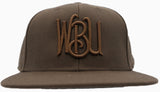 Brown Canvas Puff WBU