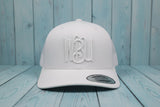 Trucker Hat White Puff