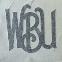 WBU Vinyl Sticker