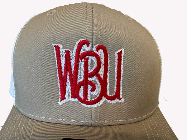 Sand and White Mesh Hat